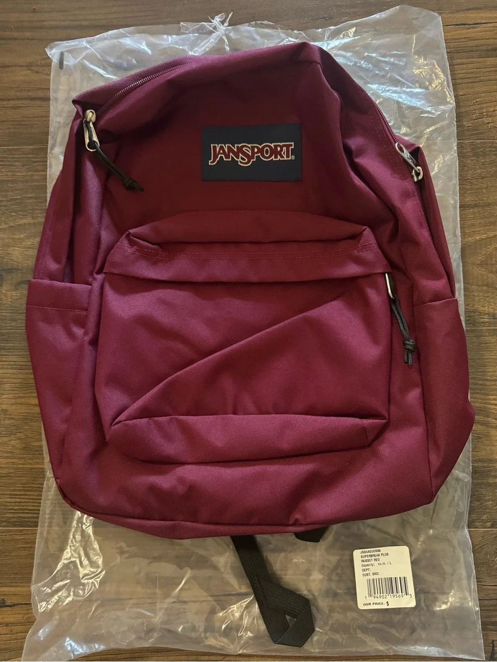 Jansport Backpack in Deep Russet Red